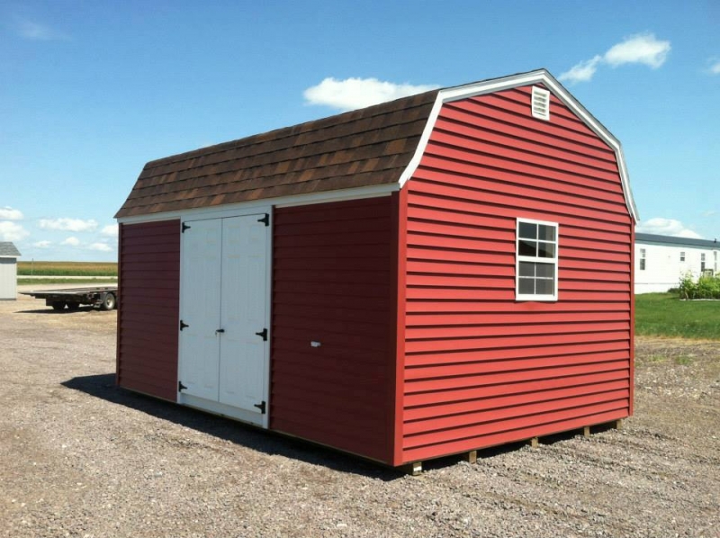 High Barn Shed: Roomy Outdoor Storage Sheds w Premium Lap 