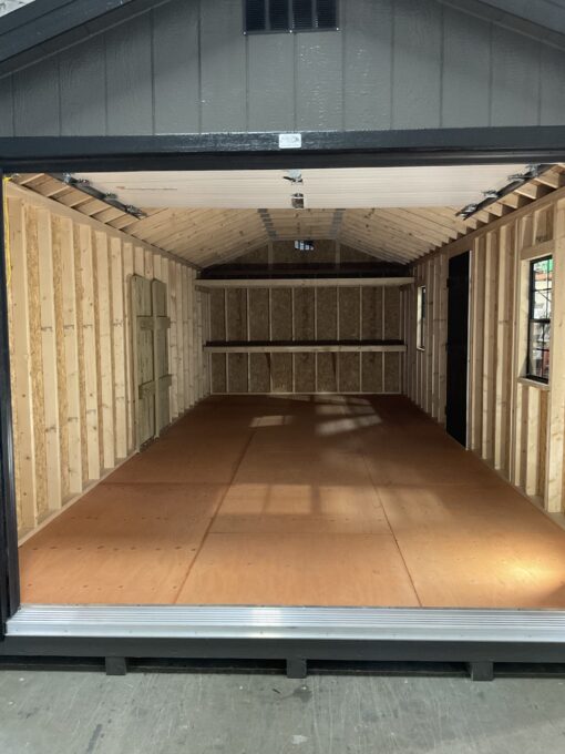 12'x28' Ranch Gable Wood Panel Garage