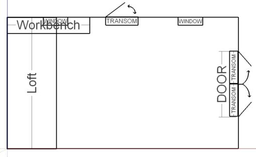 12'x20' Ranch Gable Wood Panel Shed