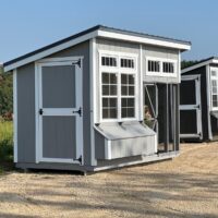 6'x12' Studio Chicken Coop Combo
