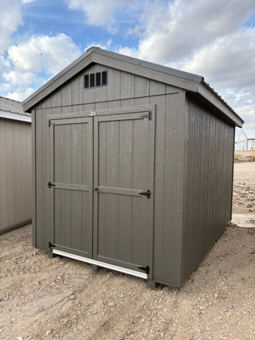 8'x12' Economy Ranch Gable Wood Shed