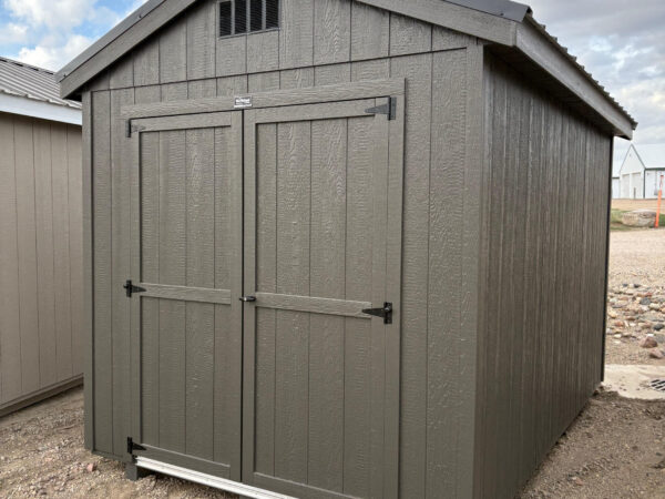 8'x12' Economy Ranch Gable Wood Shed