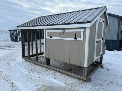 6'x12' Quaker Chicken Coop Combo