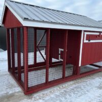 6'x12' Quaker Chicken Coop Combo