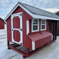 6'x12' Quaker Chicken Coop Combo