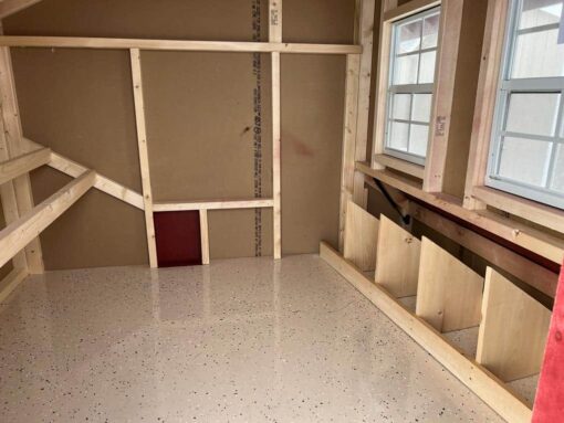 6'x12' Quaker Chicken Coop Combo