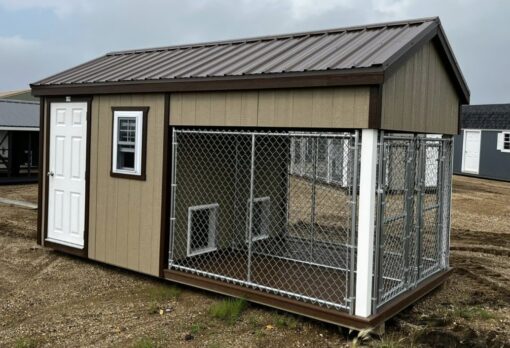 8'x16' Double Dog Kennel