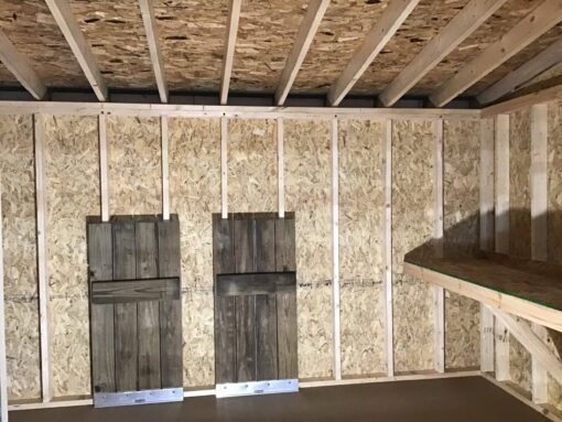 10'x16' Studio Wood Panel Shed