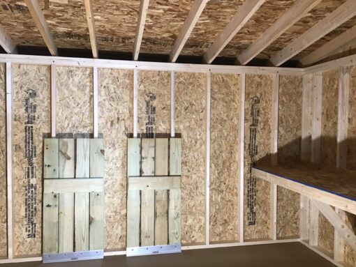 10'x16' Studio Wood Panel Shed