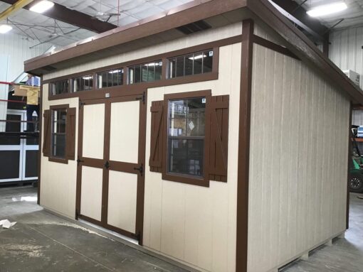 10'x16' Studio Wood Panel Shed