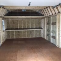 12'x20' High Barn Wood Panel Garage