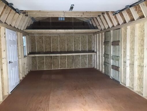 12'x20' High Barn Wood Panel Garage