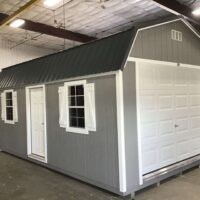 12'x20' High Barn Wood Panel Garage