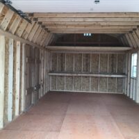 12'x24' High Barn Wood Panel Garage