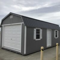 12'x24' High Barn Wood Panel Garage