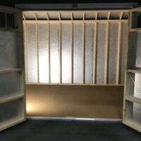 14'x20' Farmhouse Wood Panel Porch