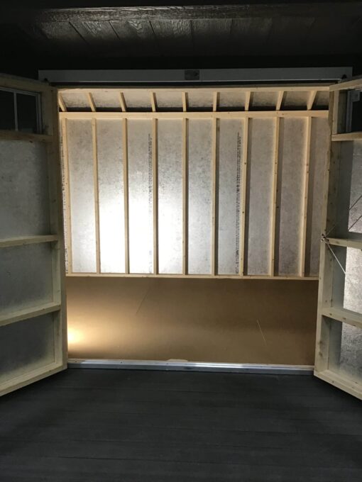 14'x20' Farmhouse Wood Panel Porch