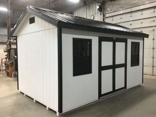 10'x16' Ranch Gable Wood Panel Shed