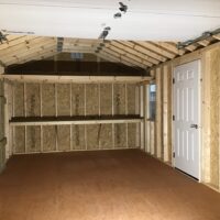 12'x20' Ranch Gable Wood Panel Garage