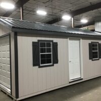 12'x20' Ranch Gable Wood Panel Garage