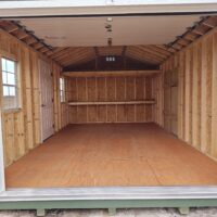 12'x20' Ranch Gable Wood Panel Garage