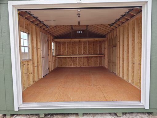 12'x20' Ranch Gable Wood Panel Garage