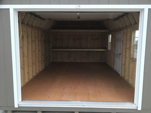 12'x20' High Barn Wood Panel Garage