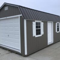 12'x20' High Barn Wood Panel Garage