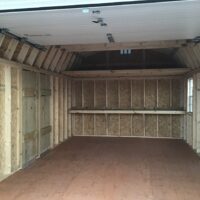 12'x20' High Barn Wood Panel Garage