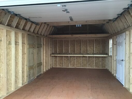 12'x20' High Barn Wood Panel Garage