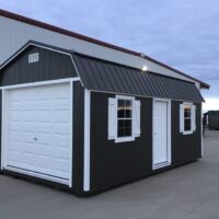 12'x20' High Barn Wood Panel Garage