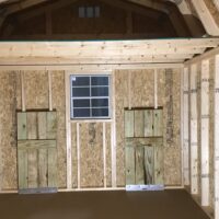 10'x12' High Barn Wood Panel Shed