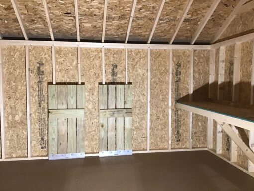 12'x16' Quaker Gable Wood Panel Shed