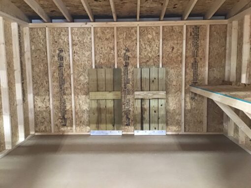 10'x12' Studio Wood Panel Shed