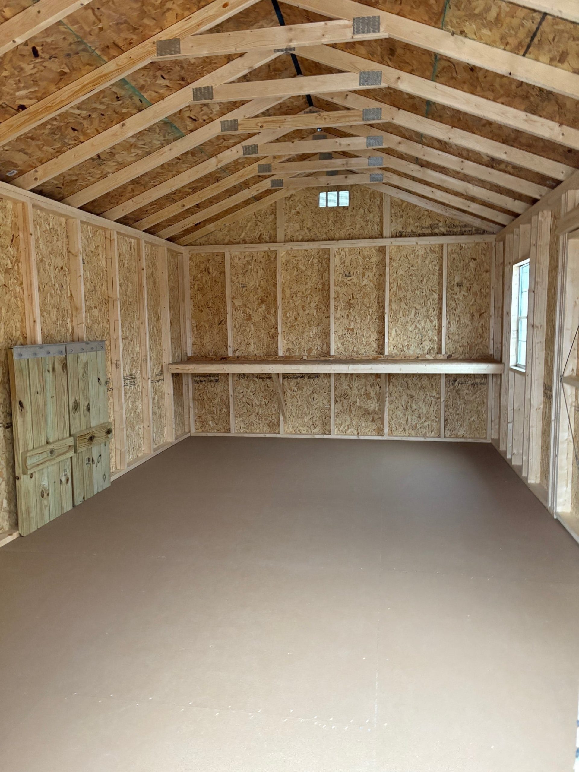 12'x20' Economy Ranch Gable Wood Shed For Sale| #58621 | Northland