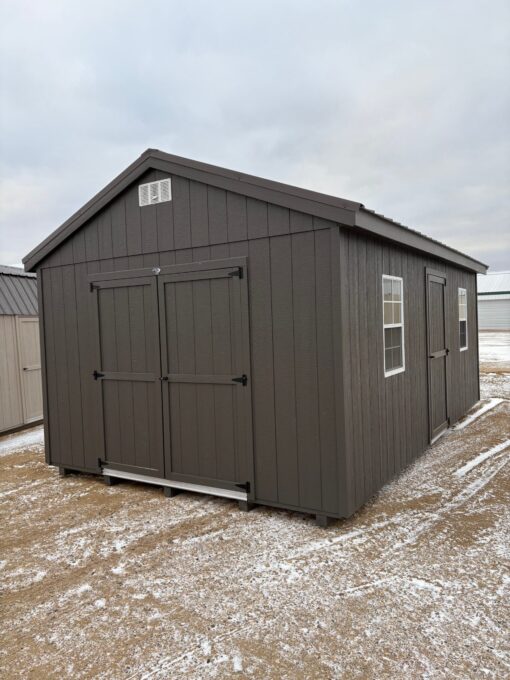 12'x20' Economy Ranch Gable Wood Shed