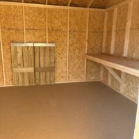 12'x16' Economy Ranch Gable Wood Shed