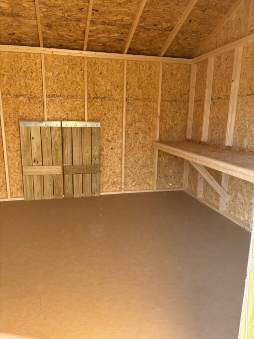 12'x16' Economy Ranch Gable Wood Shed