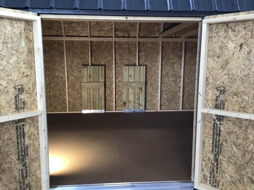 12'x16' Economy High Barn Wood Shed