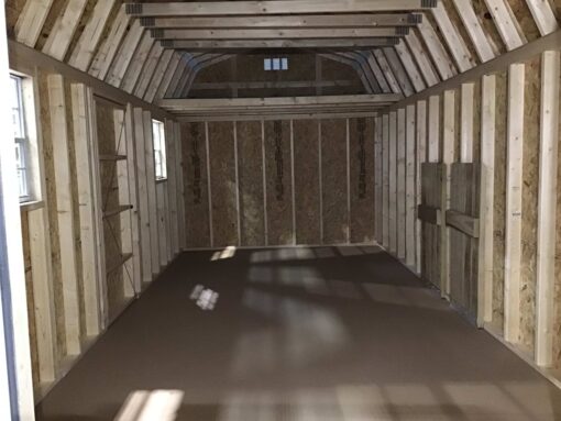 10'x20' High Barn Wood Panel Shed