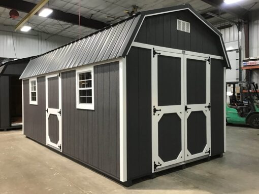 10'x20' High Barn Wood Panel Shed