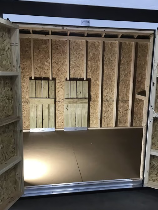 8'x12' Ranch Gable Wood Panel Shed