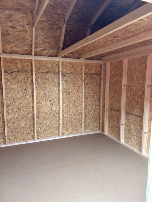 10'x16' Economy High Barn Wood Shed