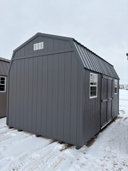 10'x16' Economy High Barn Wood Shed