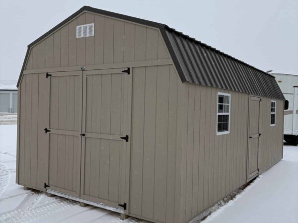 12'x24' Economy High Barn Wood Shed