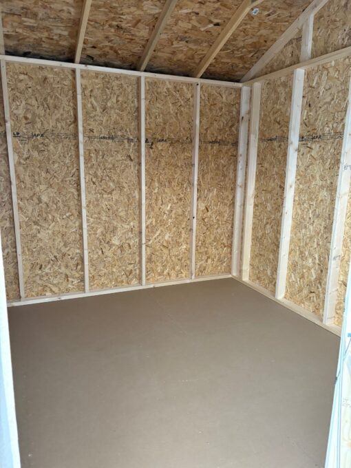 10'x12' Economy Ranch Gable Wood Shed