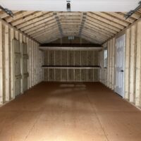 12'x28' Ranch Gable Wood Panel Garage