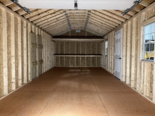 12'x28' Ranch Gable Wood Panel Garage