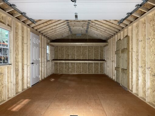 12'x24' Ranch Gable Wood Panel Garage