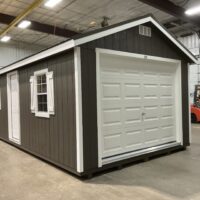12'x24' Ranch Gable Wood Panel Garage